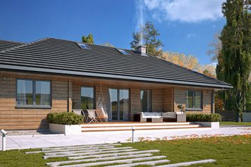  Projekt domu Borówka 7 bal (BSA2385) - projekt domu parterowego - Zdjęcie 4