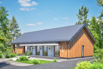  Projekt domu D418 (WAI1494) - projekt domu parterowego - Zdjęcie 2