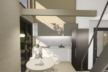  Projekt domu DM28 wersja drewniana (WAI1495) - projekt domu parterowego z poddaszem - Zdjęcie 7