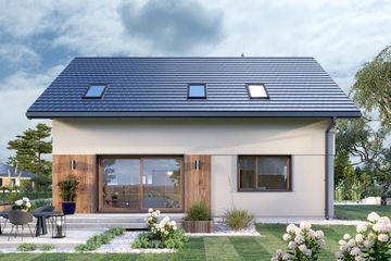  Projekt domu Jagoda Rex Solo (1907) (KRD3047) - projekt domu parterowego z poddaszem - Zdjęcie 5