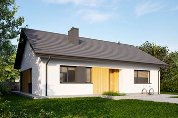  Projekt domu Mini 23 energo (WRC2810) - projekt domu parterowego - Zdjęcie 1