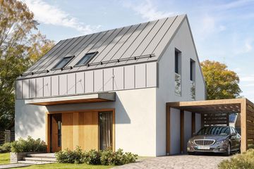  Projekt domu Gabi 2 (BSE1261) - projekt domu parterowego z poddaszem - Zdjęcie 1