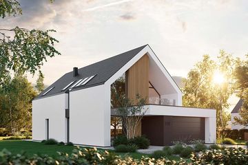  Projekt domu HomeKoncept 130 (KRX1275) - projekt domu parterowego z poddaszem - Zdjęcie 9