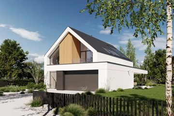  Projekt domu HomeKoncept 130 (KRX1275) - projekt domu parterowego z poddaszem - Zdjęcie 13