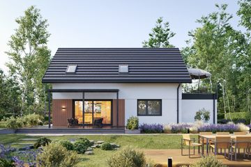  Projekt domu Jagoda (1908) (KRD3049) - projekt domu parterowego z poddaszem - Zdjęcie 4