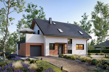  Projekt domu Jagoda (1908) (KRD3049) - projekt domu parterowego z poddaszem - Zdjęcie 6