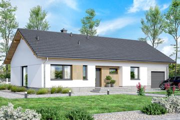  Projekt domu Mokka 20 plus 2 (WOF1244) - projekt domu parterowego - Zdjęcie 1