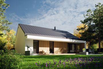  Projekt domu Mini 24 PLUS energo plus (WRC2830) - projekt domu parterowego - Zdjęcie 2