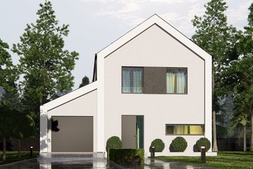  Projekt domu uA349v1 (WCB1565) - projekt domu z pełnym piętrem - Zdjęcie 1