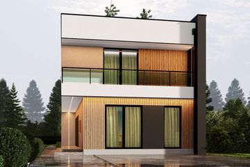  Projekt domu uA366 (WCB1566) - projekt domu z pełnym piętrem - Zdjęcie 2