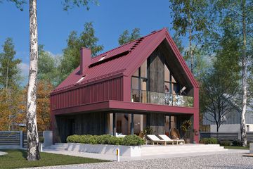  Projekt domu Malutki 9 (BSA2387) - projekt domu parterowego z poddaszem - Zdjęcie 3