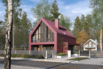  Projekt domu Malutki 9 (BSA2387) - projekt domu parterowego z poddaszem - Zdjęcie 4