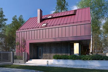  Projekt domu Malutki 9 (BSA2387) - projekt domu parterowego z poddaszem - Zdjęcie 5