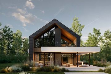  Projekt domu HomeKoncept 102 G2 (KRX1276) - projekt domu parterowego z poddaszem - Zdjęcie 3