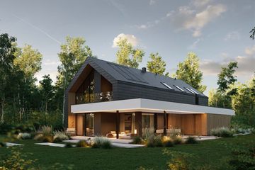  Projekt domu HomeKoncept 102 G2 (KRX1276) - projekt domu parterowego z poddaszem - Zdjęcie 5