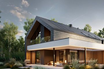  Projekt domu HomeKoncept 102 G2 (KRX1276) - projekt domu parterowego z poddaszem - Zdjęcie 7