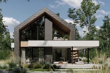  Projekt domu HomeKoncept 102 G2 (KRX1276) - projekt domu parterowego z poddaszem - Zdjęcie 1