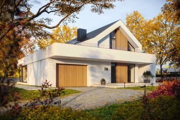  Projekt domu NewHouse 794 (KRZ1111) - projekt domu parterowego z poddaszem - Zdjęcie 7