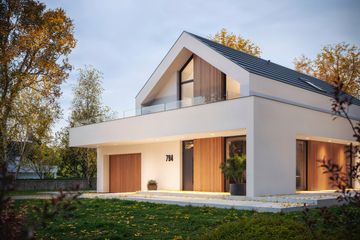  Projekt domu NewHouse 794 (KRZ1111) - projekt domu parterowego z poddaszem - Zdjęcie 12