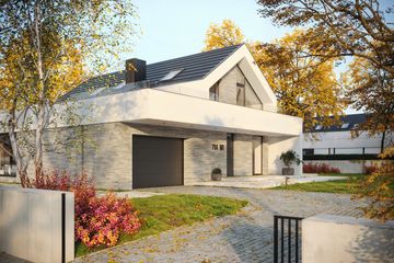  Projekt domu BrickHouse 794 w1 (KRZ1112) - projekt domu parterowego z poddaszem - Zdjęcie 9