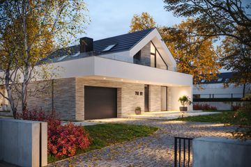  Projekt domu BrickHouse 794 w1 (KRZ1112) - projekt domu parterowego z poddaszem - Zdjęcie 10