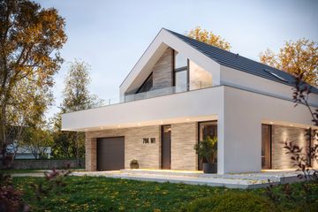  Projekt domu BrickHouse 794 w1 (KRZ1112) - projekt domu parterowego z poddaszem - Zdjęcie 20