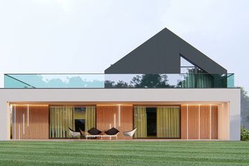  Projekt domu uA367 (WCB1567) - projekt domu parterowego z poddaszem - Zdjęcie 3