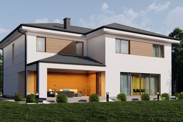  Projekt domu uA373 (WCB1570) - projekt domu z pełnym piętrem - Zdjęcie 4