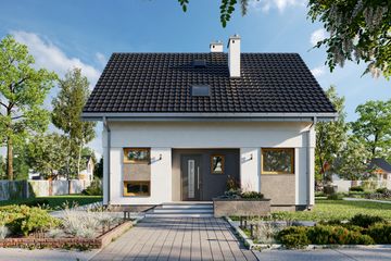  Projekt domu Celina Solo (1910) (KRD3050) - projekt domu parterowego z poddaszem - Zdjęcie 2