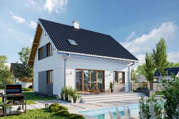  Projekt domu Celina Solo (1910) (KRD3050) - projekt domu parterowego z poddaszem - Zdjęcie 4