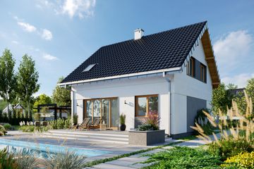  Projekt domu Celina Solo (1910) (KRD3050) - projekt domu parterowego z poddaszem - Zdjęcie 6