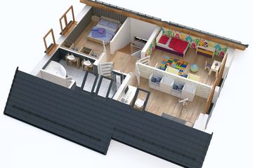  Projekt domu BW-36 wariant 5 bez garażu (niskoemisyjny) (JGC1264) - projekt domu parterowego z poddaszem - Zdjęcie 6