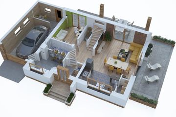  Projekt domu BW-36 wariant 18 z zadaszonym tarasem (niskoemisyjny) (JGC1266) - projekt domu parterowego z poddaszem - Zdjęcie 4