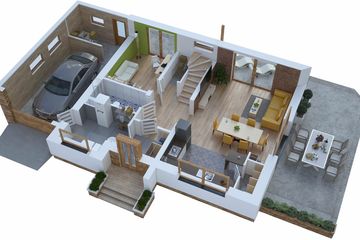  Projekt domu BW-36 wariant 18 (niskoemisyjny) (JGC1268) - projekt domu parterowego z poddaszem - Zdjęcie 4