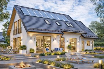  Projekt domu BW-36 wariant 18 (niskoemisyjny) (JGC1268) - projekt domu parterowego z poddaszem - Zdjęcie 1