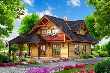  Projekt domu Gawęda (KDX1005) - projekt domu parterowego z poddaszem - Zdjęcie 4