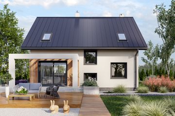  Projekt domu Sambor Astro (1914) (KRD3051) - projekt domu parterowego z poddaszem - Zdjęcie 3