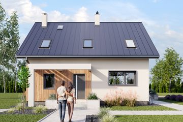  Projekt domu Sambor Astro (1914) (KRD3051) - projekt domu parterowego z poddaszem - Zdjęcie 6