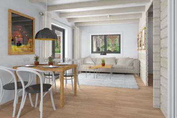  Projekt domu Jutrzenka wydłużona p (KDX1008) - projekt domu parterowego z poddaszem - Zdjęcie 6