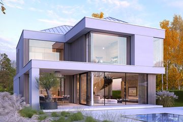  Projekt domu Willa Prestige 3 (WAW1179) - projekt domu z pełnym piętrem - Zdjęcie 1