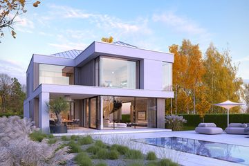  Projekt domu Willa Prestige 3 (WAW1179) - projekt domu z pełnym piętrem - Zdjęcie 4