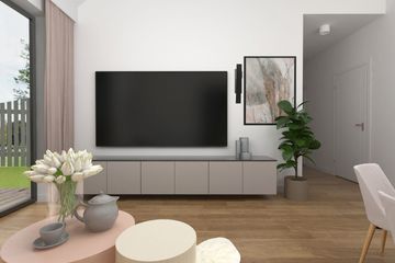 Projekt domu Ka283 - parterowy dom o powierzchni 49,93 m², dach dwuspadowy - ujęcie 6