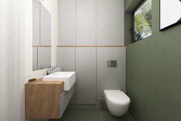 Projekt domu Ka283 - parterowy dom o powierzchni 49,93 m², dach dwuspadowy - ujęcie 9