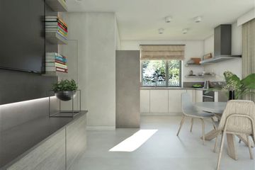 Projekt domu Ka282 Sz - parterowy dom o powierzchni 53,08 m², dach dwuspadowy - ujęcie 3
