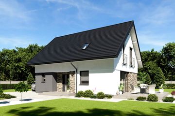  Projekt domu N42-BG (KKG1040) - projekt domu parterowego z poddaszem - Zdjęcie 2