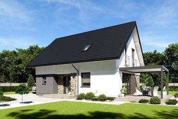  Projekt domu N42-BG (KKG1040) - projekt domu parterowego z poddaszem - Zdjęcie 3