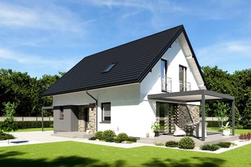  Projekt domu N42-BG (KKG1040) - projekt domu parterowego z poddaszem - Zdjęcie 5