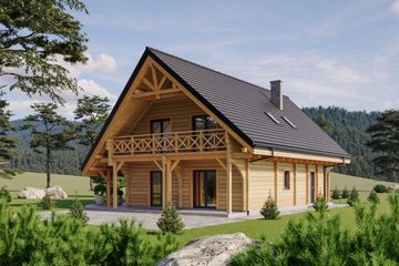  Projekt domu Nastrój III P (KDX1012) - projekt domu parterowego z poddaszem - Zdjęcie 3