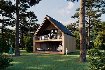  Projekt domu Stodoła mk (KDX1015) - projekt domu parterowego z poddaszem - Zdjęcie 5