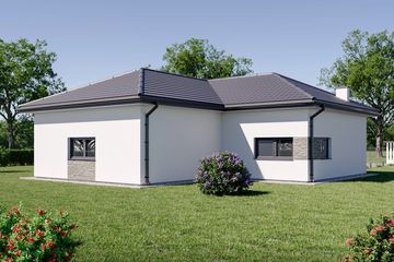  Projekt budynku gospodarczego G429 - Budynek gospodarczy (PRA1434) - projekt budynku parterowego - Zdjęcie 2